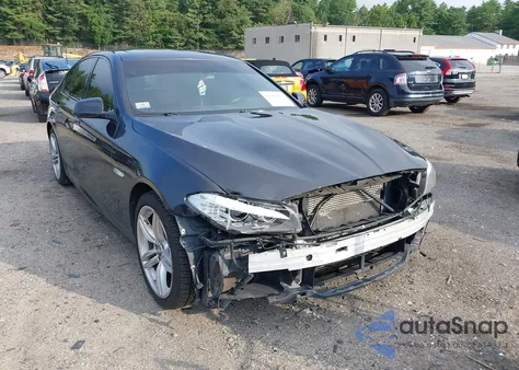 2013 BMW 550I xDrive из США, поврежденный, VIN WBAFU9C58DDY72125